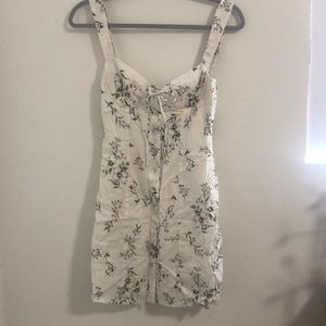 White Floral Dress